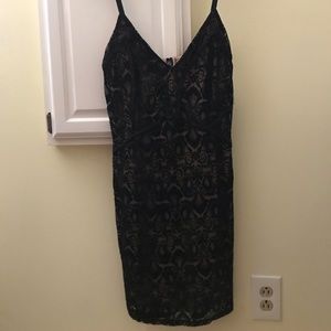 Guess Lace Dress Black